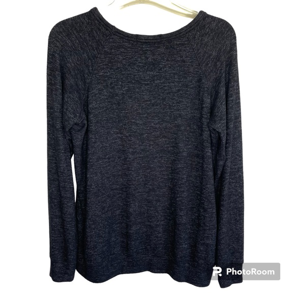 Buffalo David Bitton Solid Dark Gray Crewneck Long Sleeve Pullover Sweater - Picture 5 of 8